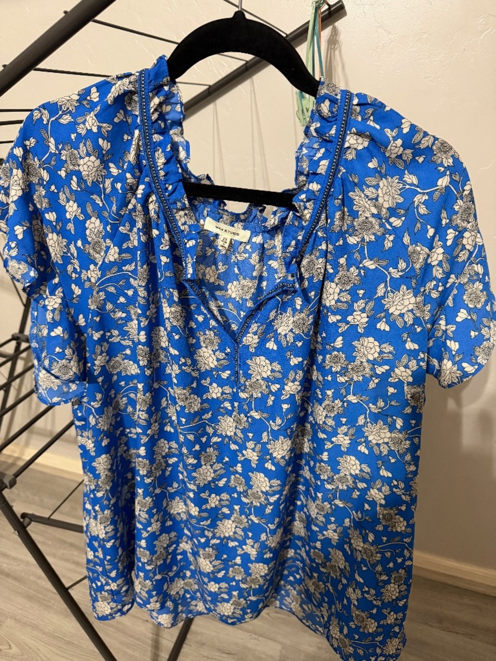 Max Studio Women’s Floral Blouse – Size 2X